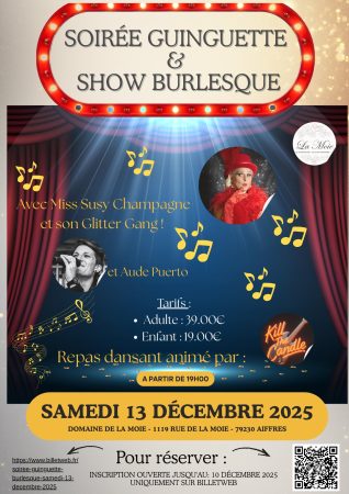 Soirée « Guinguette burlesque »​ (13 décembre 2025)